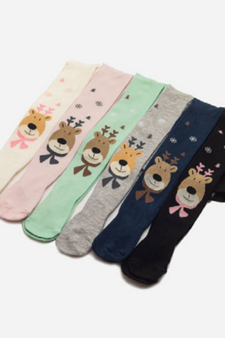 Girls' Socks & Underwear - Toptan 6'lı Kız Çocuk Külotlu Çorap 1064-ÇKLT-015-21(5-6) - Brand: Defne - Women & Kids, Baby Clothes Wholesale - Globality Store