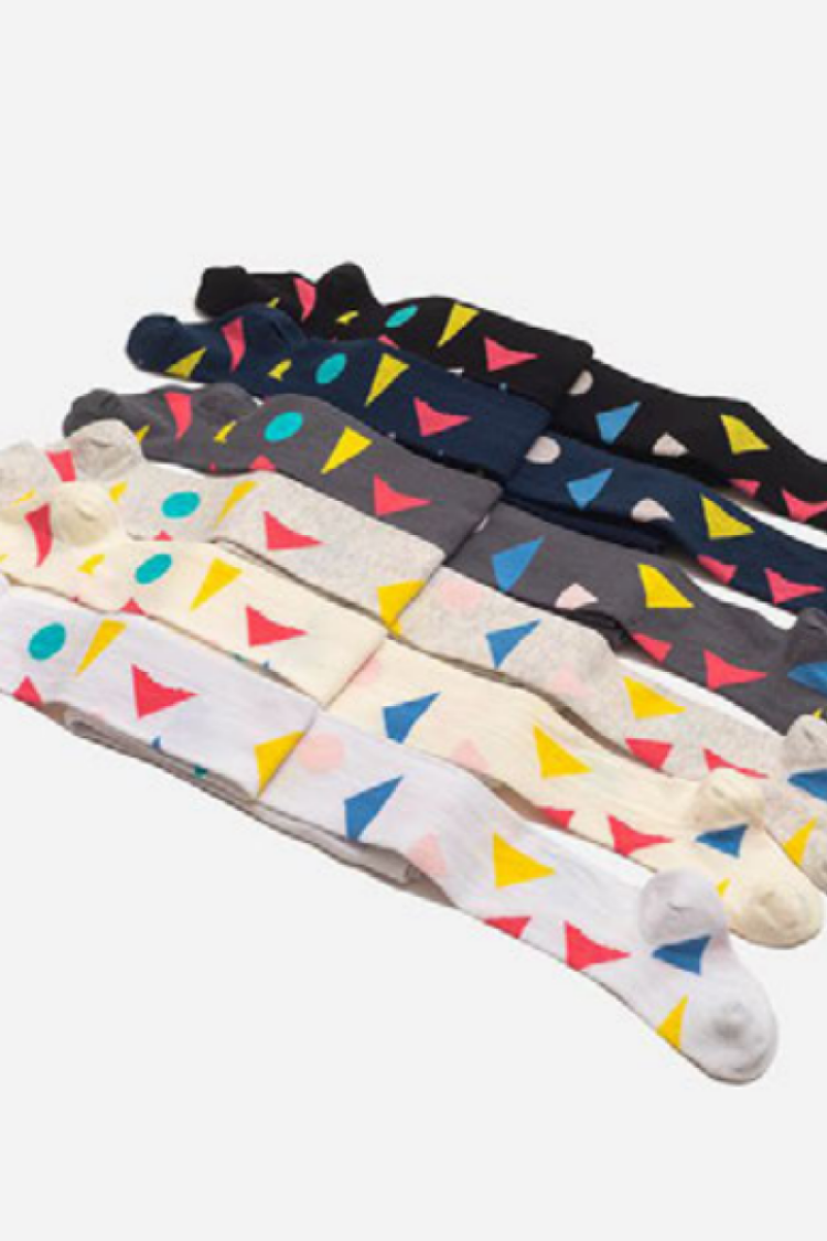 Girls' Socks & Underwear - Toptan 6'lı Kız Çocuk Külotlu Çorap 1064-ÇKLT-017-21(5-6) - Brand: Defne - Women & Kids, Baby Clothes Wholesale - Globality Store