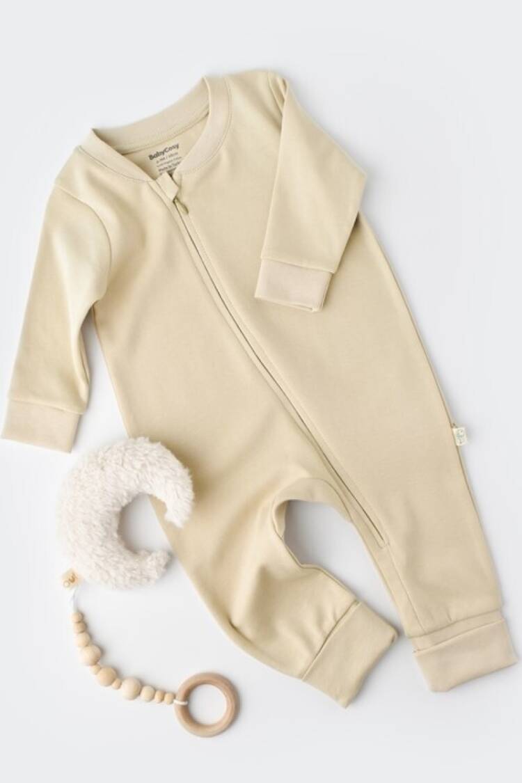 Baby Rompers and Overalls - Toptan Bebek %100 Organik Pamuk Fermuarlı Tulum 3-24M Baby Cosy 2022-CSY3033 - Brand: BabyCosy - Women & Kids, Baby Clothes Wholesale - Globality Store