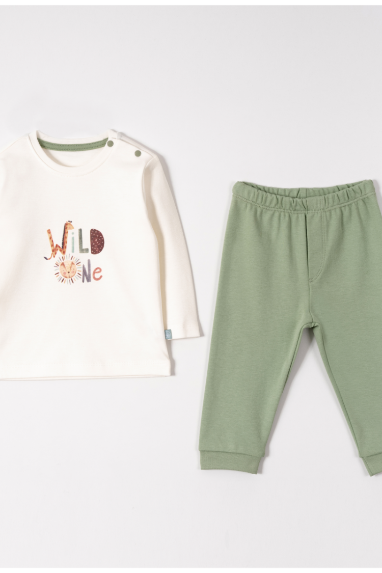 Baby Sets - Toptan Bebek 2'li Badi ve Pantolon Takım 9-24M 2030-6399 - Brand: Pambuliq - Women & Kids, Baby Clothes Wholesale - Globality Store