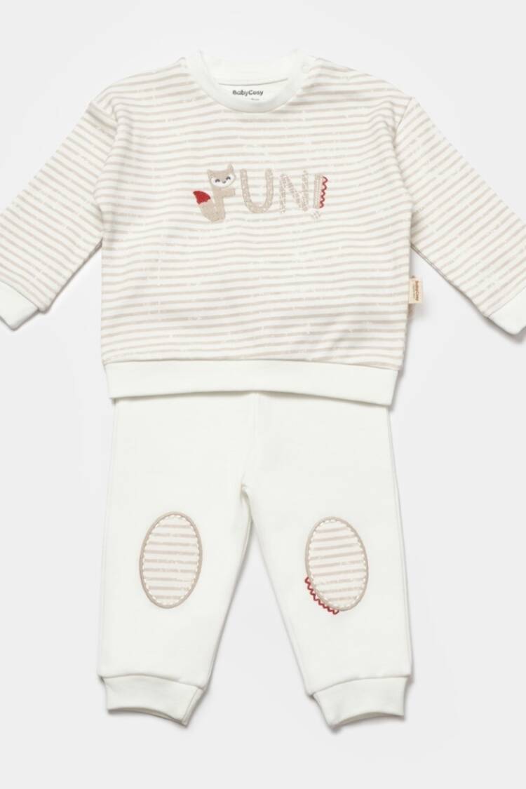 Baby Sets - Toptan Bebek 2'li Sweatshirt ve Pantolon Takımı 3-24M 2022-CSY2015 - Brand: BabyCosy - Women & Kids, Baby Clothes Wholesale - Globality Store