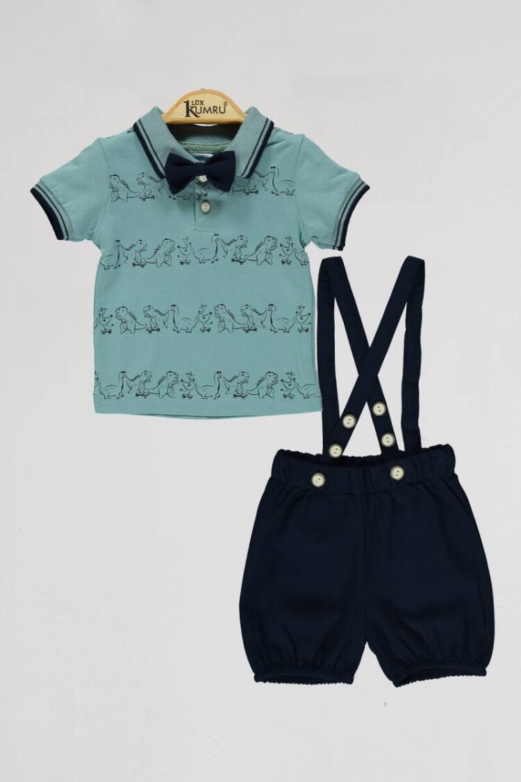Baby Sets - Toptan Bebek 2'li Tişört ve Şort Takım 6-18M 1075-4094 - Brand: Kumru Bebe - Women & Kids, Baby Clothes Wholesale - Globality Store