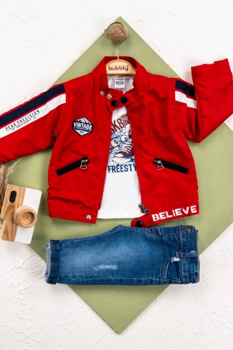 - Toptan Bebek 3' lü Ceket Pantolon Takım 6-24M 2035-1533 - Brand: Bubbly - Women & Kids, Baby Clothes Wholesale - Globality Store
