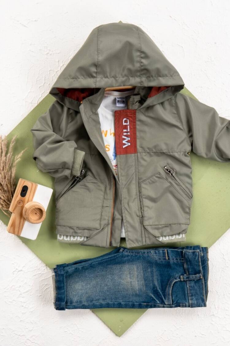 Baby Sets - Toptan Bebek 3lü Yağmurluk Badi Pantolonlu Takım 6-24M 2035-1553 - Brand: Bubbly - Women & Kids, Baby Clothes Wholesale - Globality Store