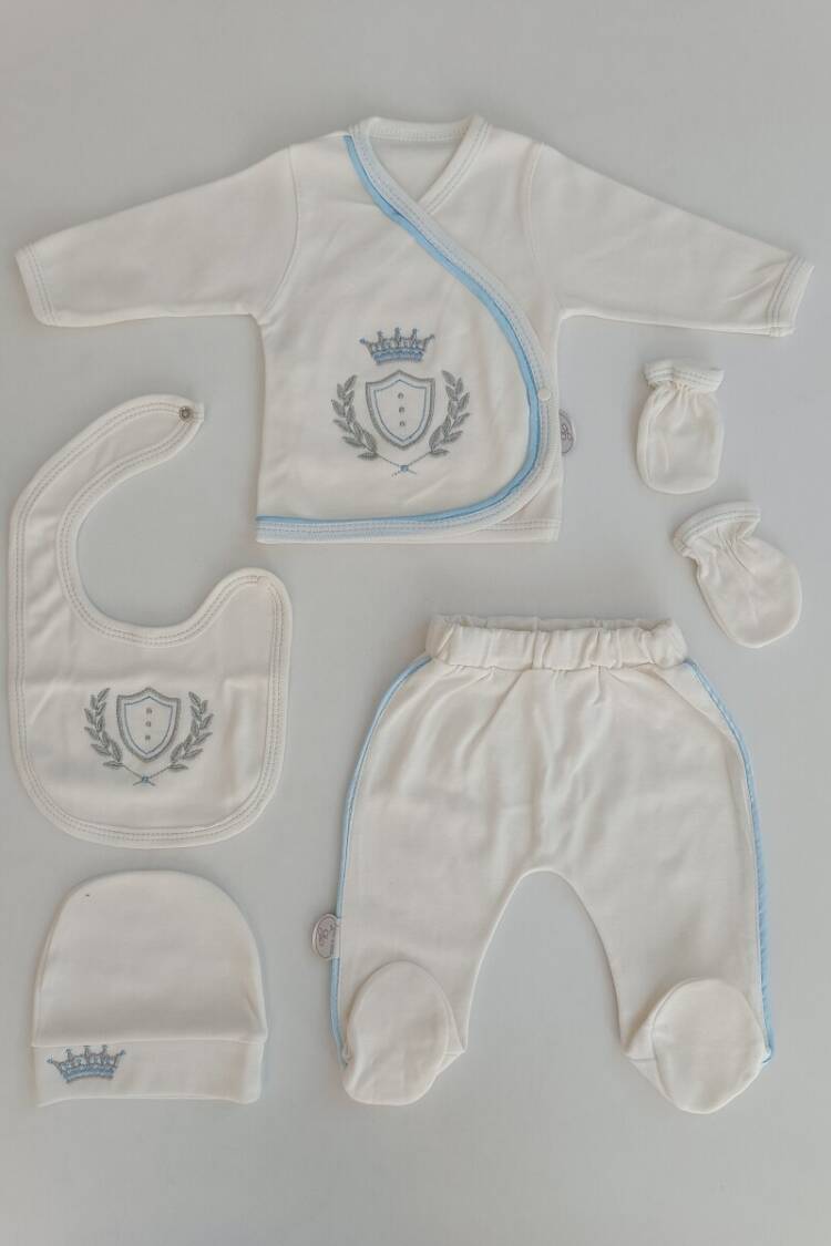 Newborn - Toptan Bebek 5'li Yenidoğan Takımı 0-3M 1074 - K-1 - Brand: Tomuycuk - Women & Kids, Baby Clothes Wholesale - Globality Store