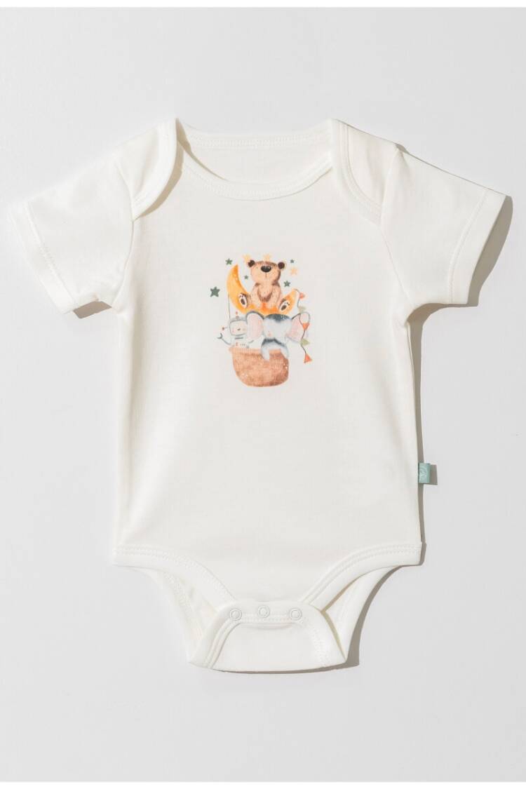 Newborn - Toptan Bebek Baskılı Body 0-9M 2030-7104 - Brand: Pambuliq - Women & Kids, Baby Clothes Wholesale - Globality Store