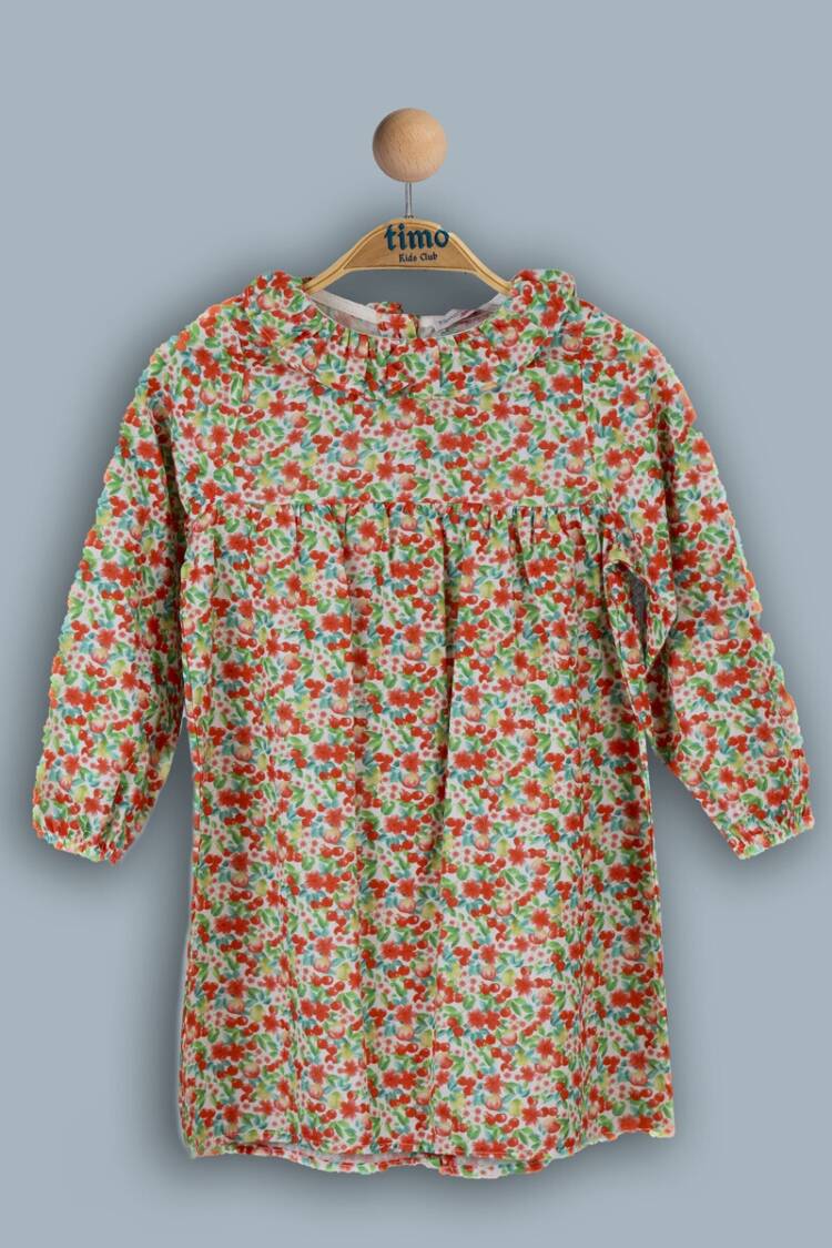 Baby Dress - Toptan Bebek Çiçekli Takım 6-24M 1018-TK4DT082241851 - Brand: Timo - Women & Kids, Baby Clothes Wholesale - Globality Store