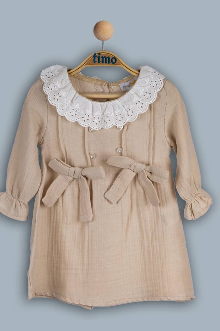 Baby Dress - Toptan Bebek Elbise 6-24M 1018-TK4DÜ044236151 - Brand: Timo - Women & Kids, Baby Clothes Wholesale - Globality Store
