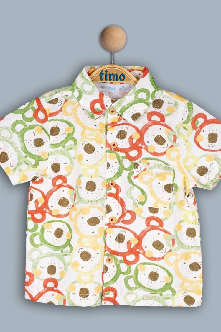 Baby Tops - Toptan Bebek Gömlek 6-24M 1018-TE4DÜ042243061 - Brand: Timo - Women & Kids, Baby Clothes Wholesale - Globality Store