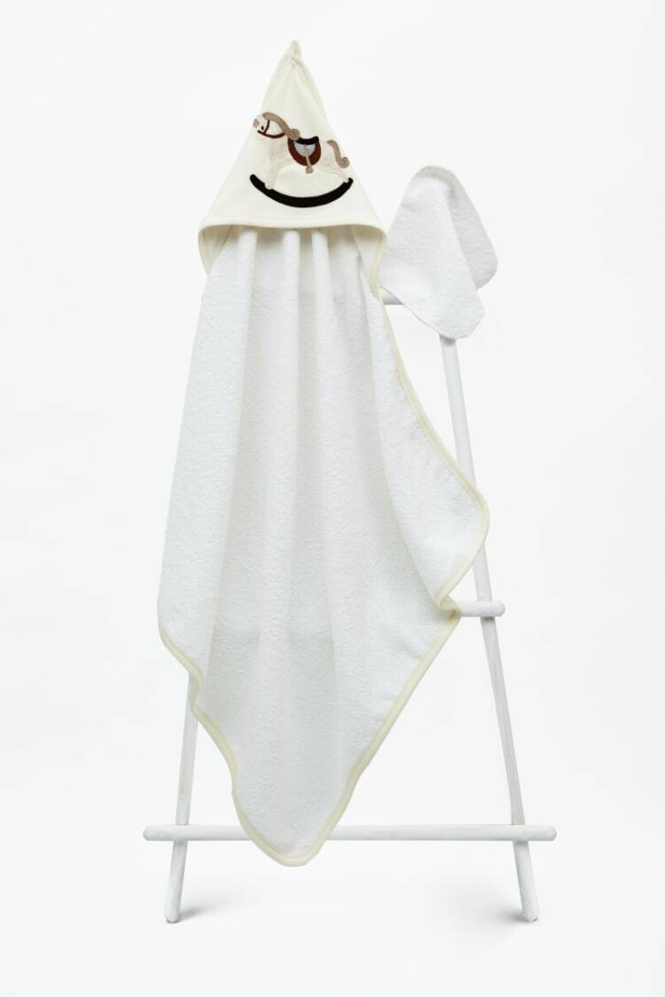 Bathroom Products - Toptan Bebek Havlu ve Banyo Kesesi 75x75cm 1-3Y 2015-9-855 - Brand: Babyline - Women & Kids, Baby Clothes Wholesale - Globality Store