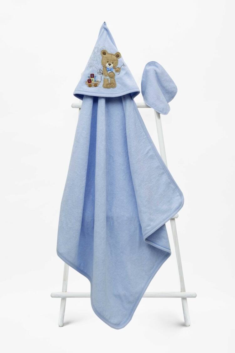 Bathroom Products - Toptan Bebek Havlu ve Banyo Kesesi 85x85cm 1-3Y 2015-9-634 - Brand: Babyline - Women & Kids, Baby Clothes Wholesale - Globality Store