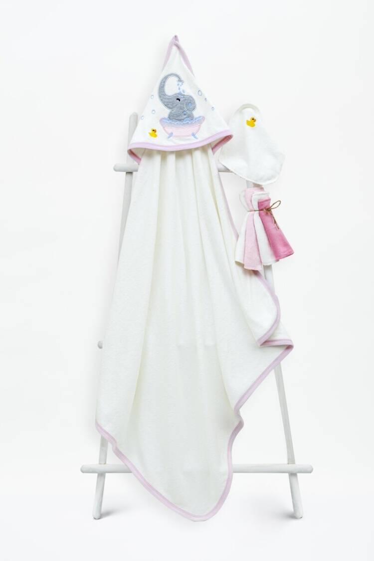 Bathroom Products - Toptan Bebek Havlu ve Banyo Kesesi 85x85cm 1-3Y 2015-9-724 - Brand: Babyline - Women & Kids, Baby Clothes Wholesale - Globality Store