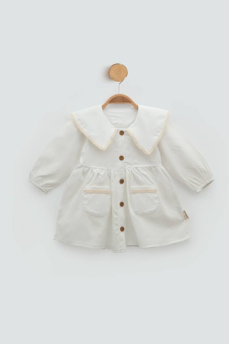 Baby Dress - Toptan Bebek Leona Yakalı Elbise 6-18M 2018-2355 - Brand: Minicorn - Women & Kids, Baby Clothes Wholesale - Globality Store