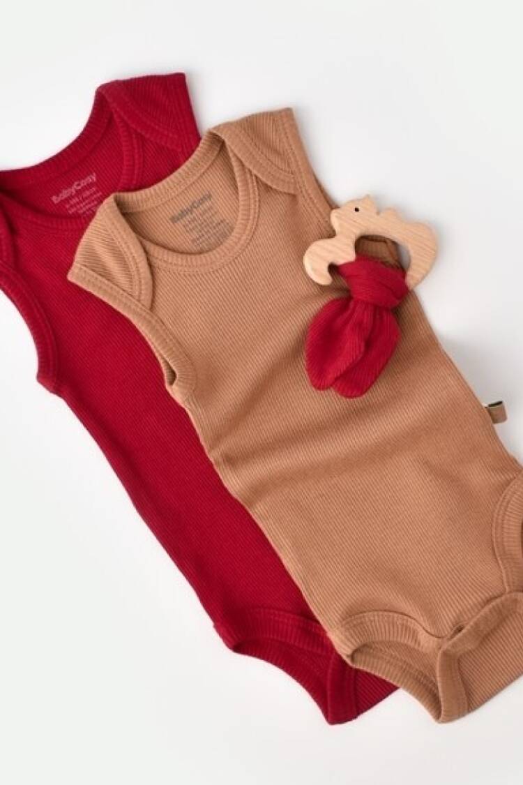 Newborn - Toptan Bebek Modal 2 Li Askılı Body Baby Cosy 2022-CSYM11111 - Brand: BabyCosy - Women & Kids, Baby Clothes Wholesale - Globality Store