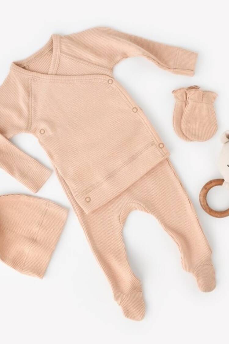 Baby Sets - Toptan Bebek Modal 4 lü Set 3-24M Baby Cosy 2022-CSYM24503 - Brand: BabyCosy - Women & Kids, Baby Clothes Wholesale - Globality Store