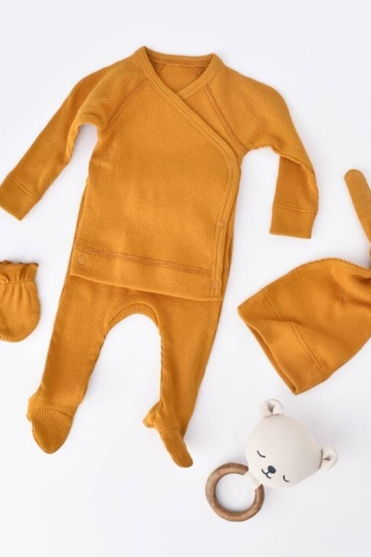 Baby Sets - Toptan Bebek Modal 4 lü Set Baby Cosy 2022-CSYM24505 - Brand: BabyCosy - Women & Kids, Baby Clothes Wholesale - Globality Store