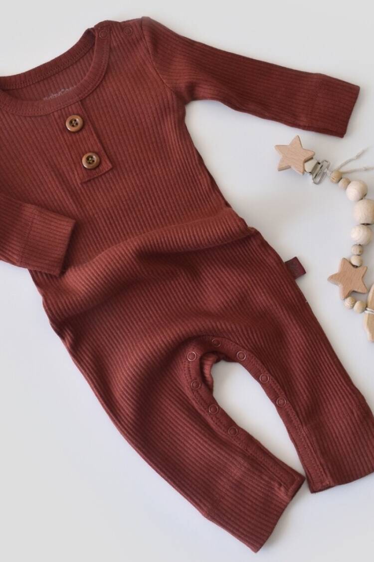 Baby Rompers and Overalls - Toptan Bebek Modal Uzun Kollu Tulum 3-24M Baby Cosy 2022-CSYM11409 - Brand: BabyCosy - Women & Kids, Baby Clothes Wholesale - Globality Store