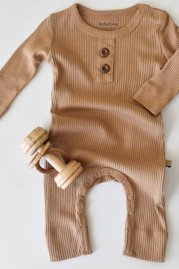 Baby Rompers and Overalls - Toptan Bebek Modal Uzun Kollu Tulum 3-24M Baby Cosy 2022-CSYM11414 - Brand: BabyCosy - Women & Kids, Baby Clothes Wholesale - Globality Store