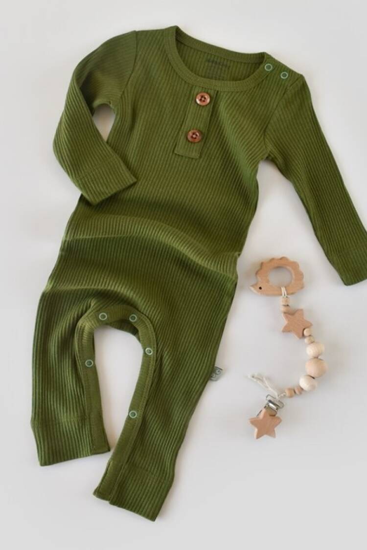 Baby Rompers and Overalls - Toptan Bebek Modal Uzun Kollu Tulum 3-24M Baby Cosy 2022-CSYM11420 - Brand: BabyCosy - Women & Kids, Baby Clothes Wholesale - Globality Store
