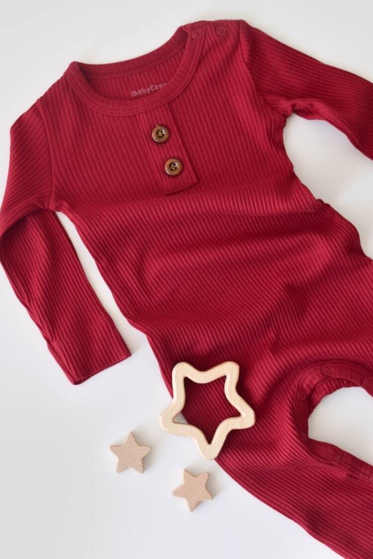 Baby Rompers and Overalls - Toptan Bebek Modal Uzun Kollu Tulum Baby Cosy 2022-CSYM11410 - Brand: BabyCosy - Women & Kids, Baby Clothes Wholesale - Globality Store