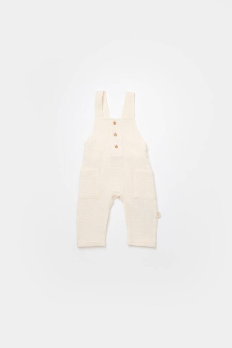 Baby Rompers and Overalls - Toptan Bebek Müslin Cepli Salopet Tulum 3-24M Baby Cosy 2022-CSYM7009 - Brand: BabyCosy - Women & Kids, Baby Clothes Wholesale - Globality Store