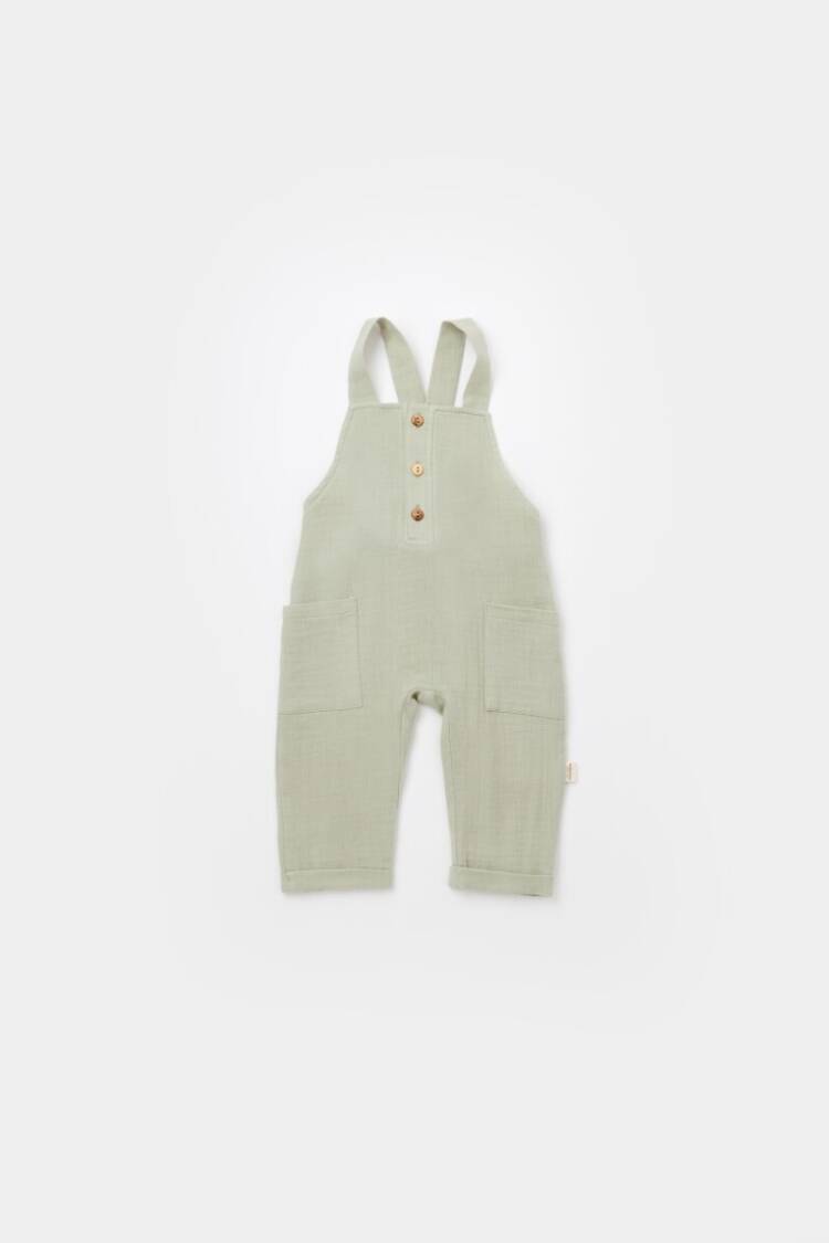 Baby Rompers and Overalls - Toptan Bebek Müslin Cepli Salopet Tulum Baby Cosy 2022-CSYM7011 - Brand: BabyCosy - Women & Kids, Baby Clothes Wholesale - Globality Store