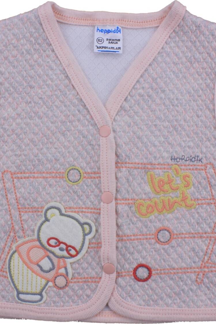 Baby Tops - Toptan Bebek Yelek 3-9M 2017-2305 - Brand: Hoppidik - Women & Kids, Baby Clothes Wholesale - Globality Store