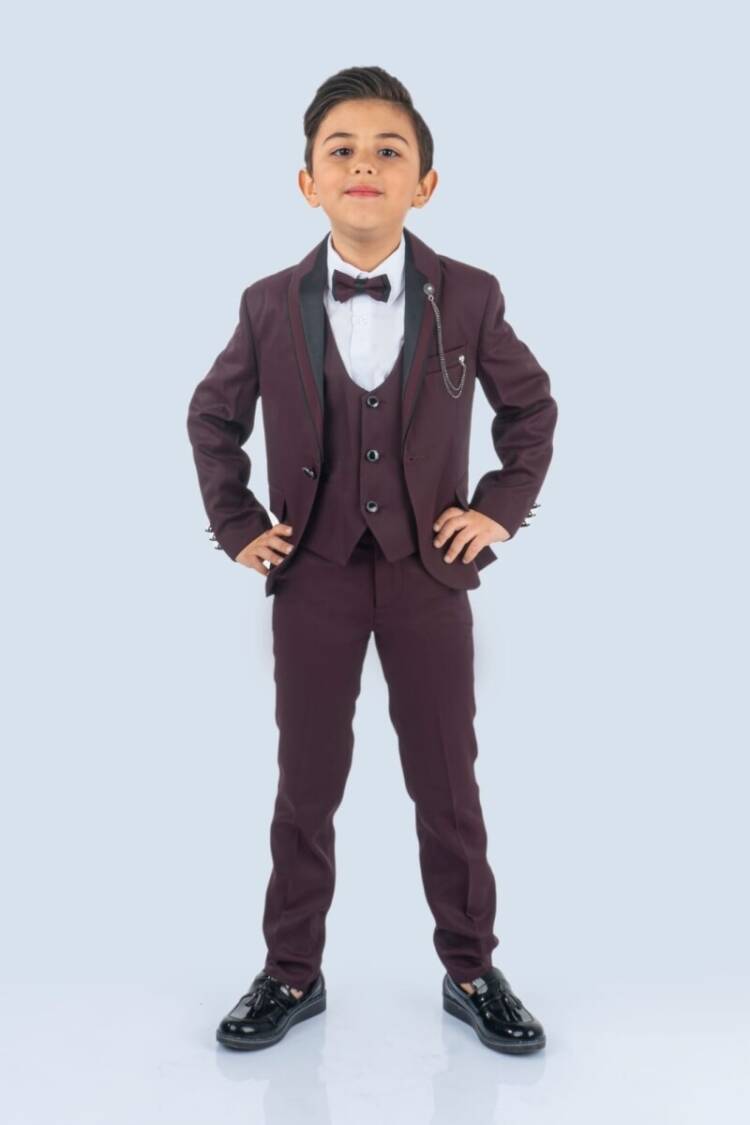 Boy's Suit - Toptan Ceketli Yelekli Damatlık Takım 8-12Y 1037-9282 - Brand: Messy - Women & Kids, Baby Clothes Wholesale - Globality Store