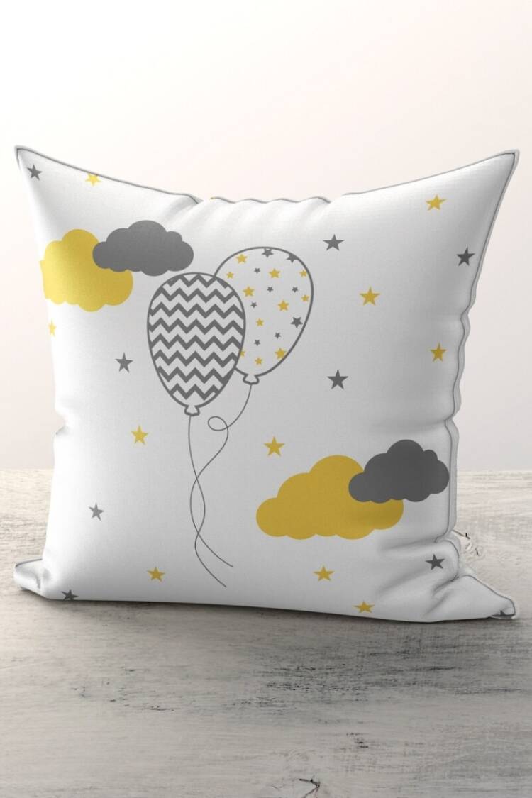 Sleep Products - Toptan Çocuk Desenli Kırlent Kılıfı 43*43cm 2044-TLAKR-189 - Brand: Talia Home - Women & Kids, Baby Clothes Wholesale - Globality Store