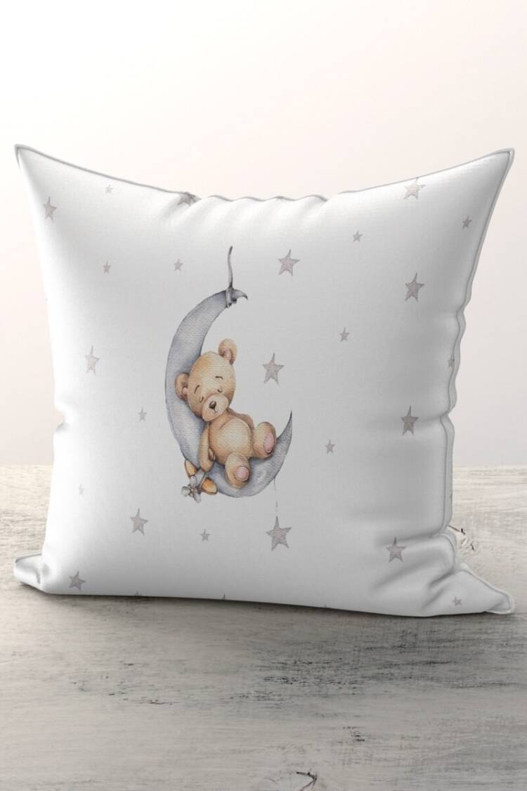 Sleep Products - Toptan Desenli 3'lü Kırlent Kılıfı 43*43cm 2044-TLAKR-278 - Brand: Talia Home - Women & Kids, Baby Clothes Wholesale - Globality Store