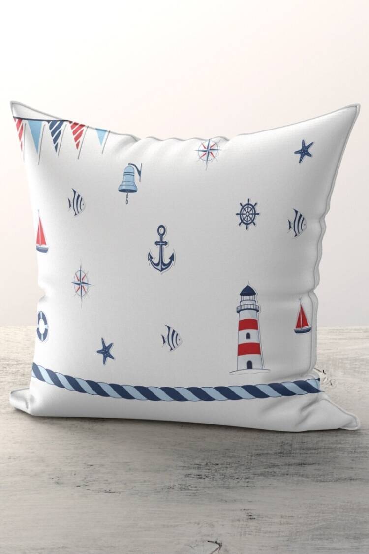 Sleep Products - Toptan Desenli 3'lü Kırlent Kılıfı 43*43cm 2044-TLAKR-291 - Brand: Talia Home - Women & Kids, Baby Clothes Wholesale - Globality Store