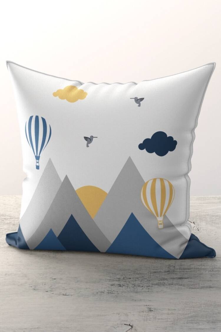 Sleep Products - Toptan Desenli 3'lü Kırlent Kılıfı 43*43cm 2044-TLAKR-300 - Brand: Talia Home - Women & Kids, Baby Clothes Wholesale - Globality Store