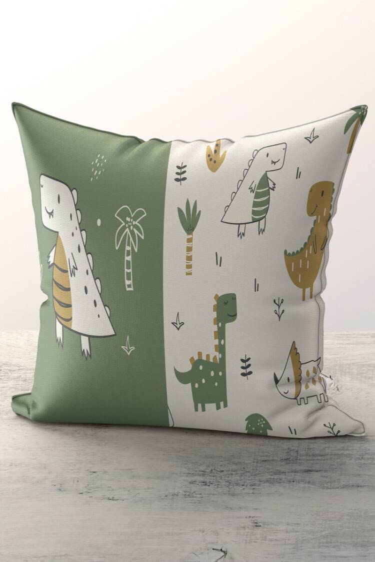 Sleep Products - Toptan Desenli 3'lü Kırlent Kılıfı 43*43cm 2044-TLAKR-311 - Brand: Talia Home - Women & Kids, Baby Clothes Wholesale - Globality Store