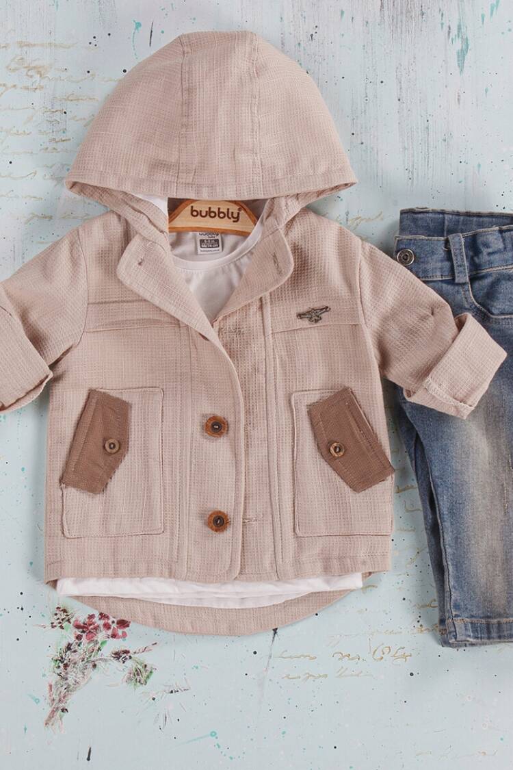 Baby Sets - Toptan Erkek Bebek 3'lü Pantolon, Ceket ve Tişört Takım 6-24M 2035-285 - Brand: Bubbly - Women & Kids, Baby Clothes Wholesale - Globality Store