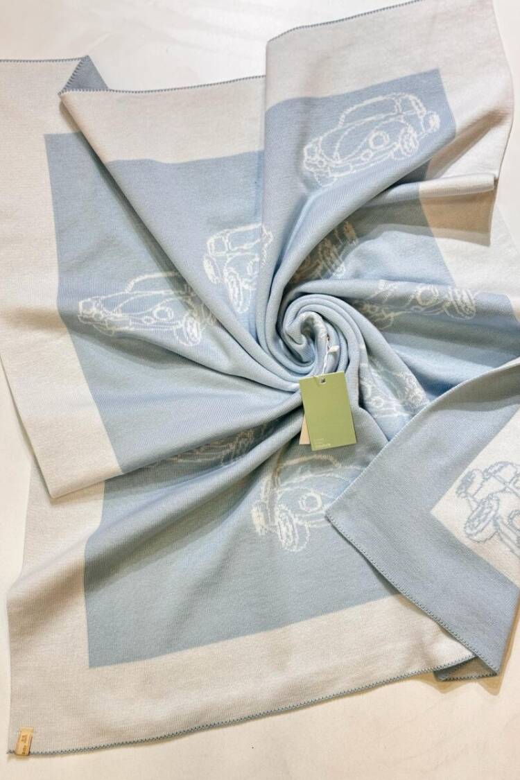 Sleep Products - Toptan Erkek Bebek Battaniye 80x90cm 0-18M 2049-3038 - Brand: Zeni - Women & Kids, Baby Clothes Wholesale - Globality Store