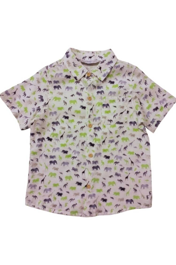 Baby Tops - Toptan Erkek Bebek Gömlek 6-24M 1018-TE4DÜ034243951 - Brand: Timo - Women & Kids, Baby Clothes Wholesale - Globality Store