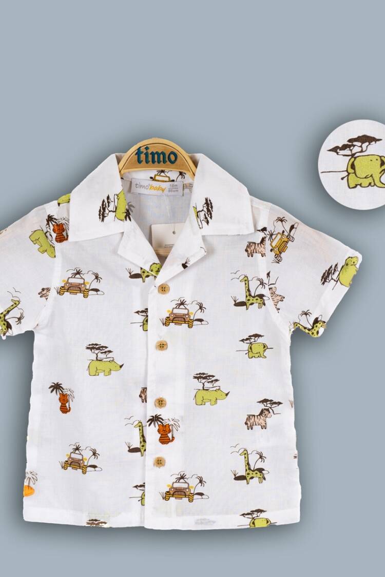 Baby Tops - Toptan Erkek Bebek Gömlek 6-24M 1018-TE4DÜ202242251 - Brand: Timo - Women & Kids, Baby Clothes Wholesale - Globality Store