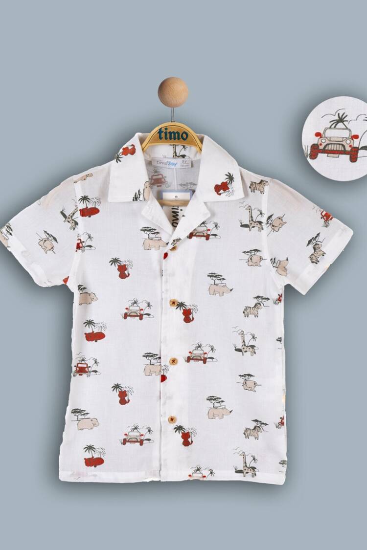 Baby Tops - Toptan Erkek Bebek Gömlek 6-24M 1018-TE4DÜ202242251 - Brand: Timo - Women & Kids, Baby Clothes Wholesale - Globality Store