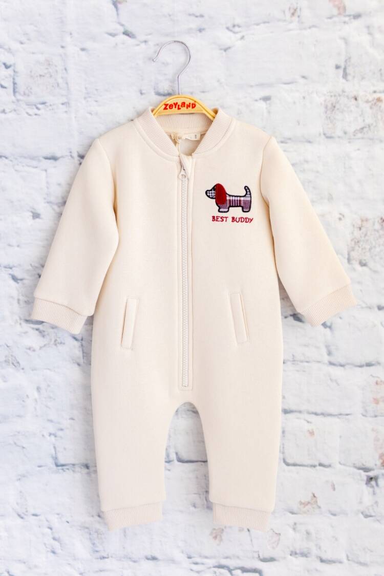 Baby Rompers and Overalls - Toptan Erkek Bebek Köpek Nakışlı Tulum 6-24M 1070-252M1KPB46 - Brand: Zeyland - Women & Kids, Baby Clothes Wholesale - Globality Store