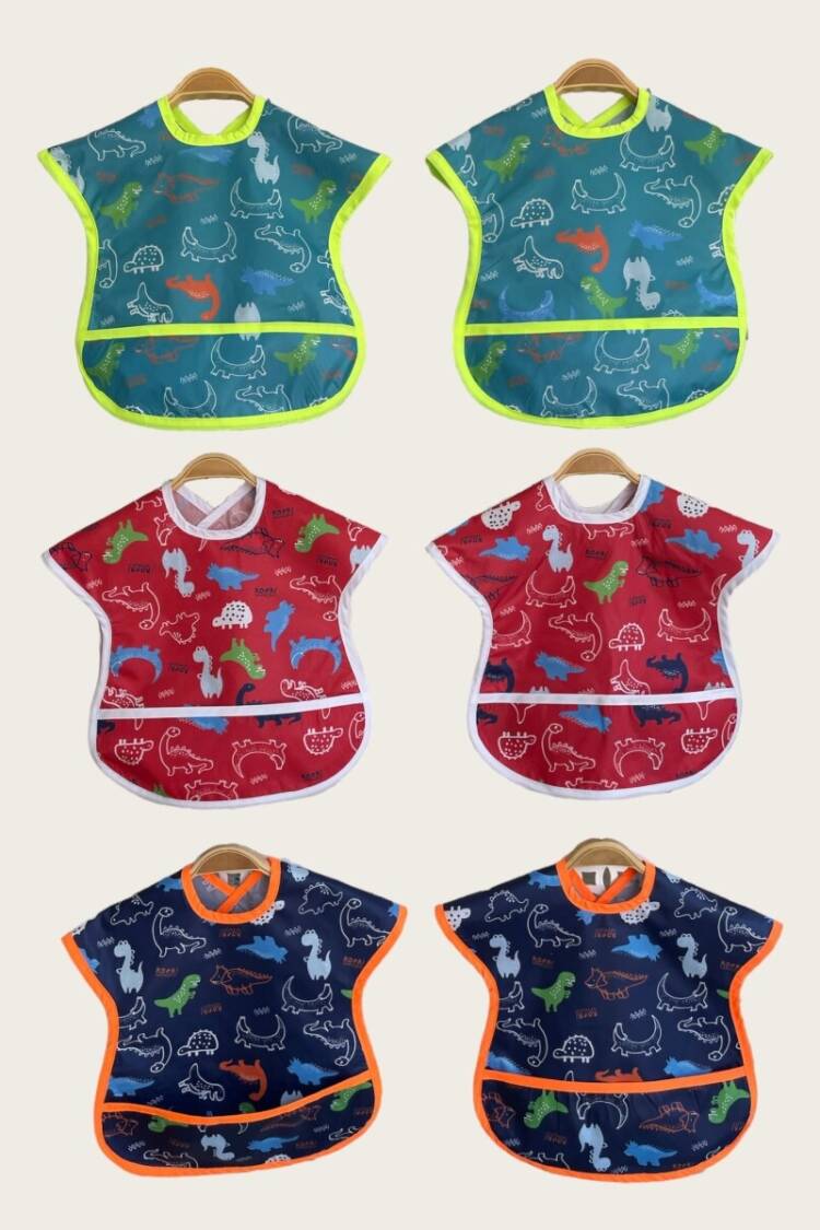 Aprons and Nutrition Products - Toptan Erkek Bebek Önlük 6-24M 2047-1051 - Brand: Algiy Mini - Women & Kids, Baby Clothes Wholesale - Globality Store