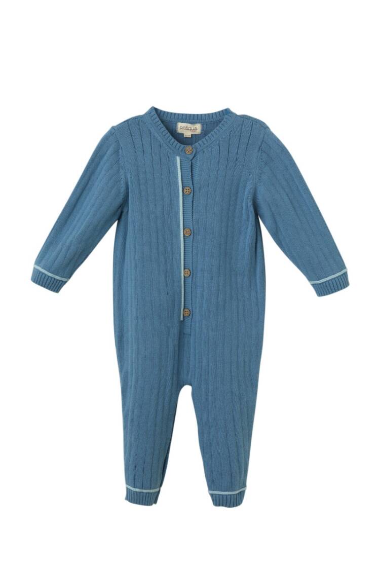 Baby Rompers and Overalls - Toptan Erkek Bebek Organik Pamuk Tulum 3-18M 1061-21134 - Brand: Uludağ Triko - Women & Kids, Baby Clothes Wholesale - Globality Store