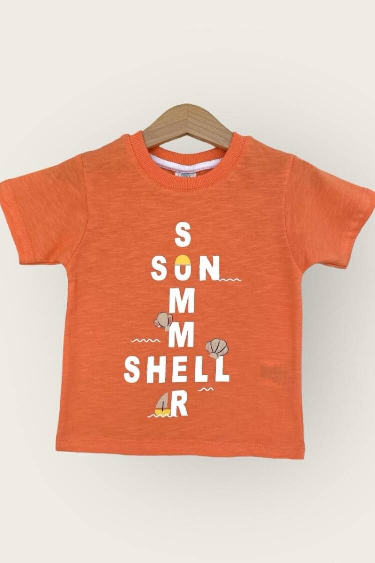 Baby Tops - Toptan Erkek Bebek Tişört 1-4Y 2047-3562 - Brand: Algiy Mini - Women & Kids, Baby Clothes Wholesale - Globality Store