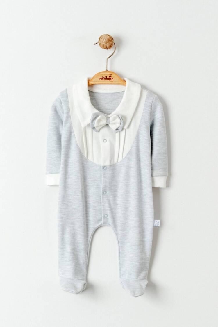 Baby Rompers and Overalls - Toptan Erkek Bebek Tulum 0-6M 2019-6305 - Brand: Miniborn - Women & Kids, Baby Clothes Wholesale - Globality Store