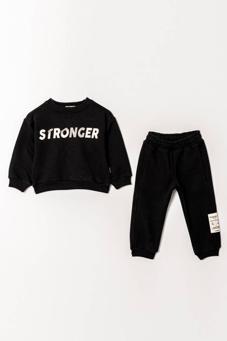 Boys' Sets - Toptan Erkek Çocuk 2'li Basic Eşofman Takım 2-5Y 1099-0879 - Brand: Tuffy - Women & Kids, Baby Clothes Wholesale - Globality Store