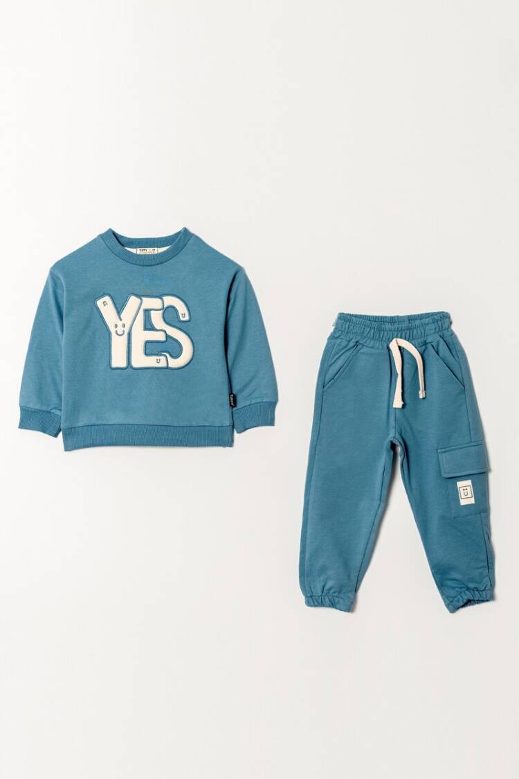 Boys' Sets - Toptan Erkek Çocuk 2'li Eşofman Takım 2-5Y 1099-0852 - Brand: Tuffy - Women & Kids, Baby Clothes Wholesale - Globality Store