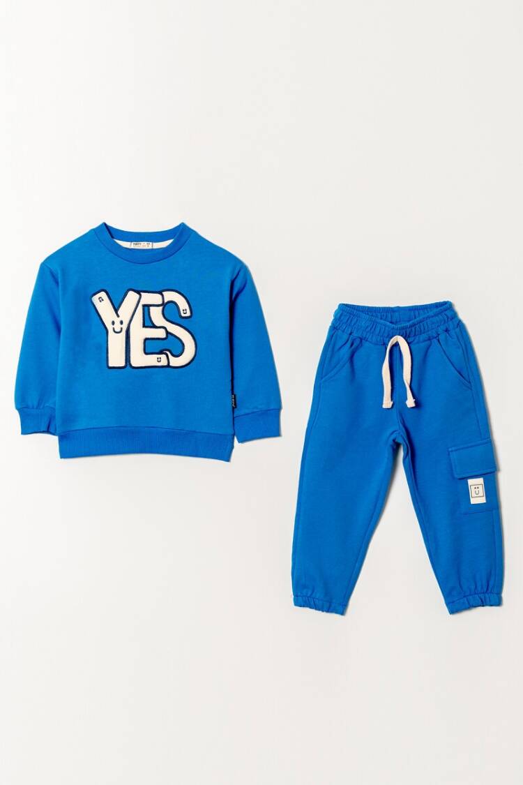 Boys' Sets - Toptan Erkek Çocuk 2'li Eşofman Takım 2-5Y 1099-0852 - Brand: Tuffy - Women & Kids, Baby Clothes Wholesale - Globality Store