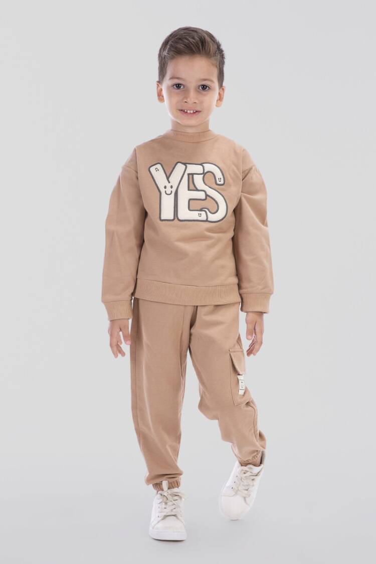 Boys' Sets - Toptan Erkek Çocuk 2'li Eşofman Takım 2-5Y 1099-0852 - Brand: Tuffy - Women & Kids, Baby Clothes Wholesale - Globality Store