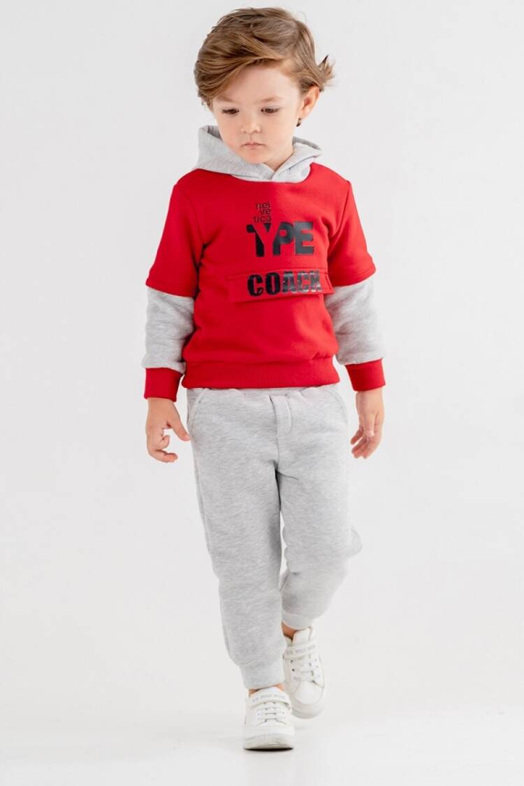 Boys' Sets - Toptan Erkek Çocuk 2'li Eşofman Takım 5-8Y 2037-9711 - Brand: Pankido - Women & Kids, Baby Clothes Wholesale - Globality Store