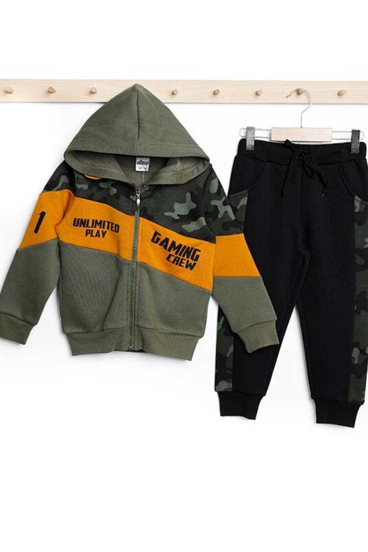 Boys' Sets - Toptan Erkek Çocuk 2'li Eşofman Takımı 3-6Y 1025-21501 - Brand: Elnino - Women & Kids, Baby Clothes Wholesale - Globality Store