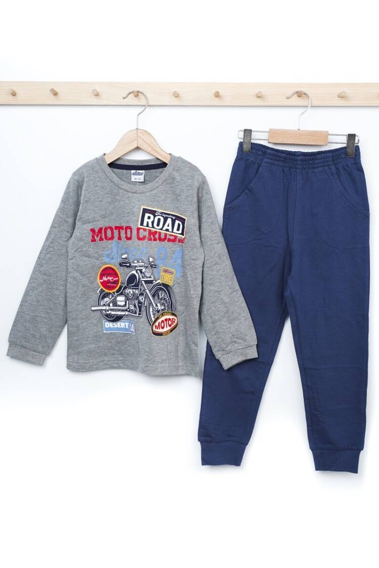 Boys' Sets - Toptan Erkek Çocuk 2'li Eşofman Takımı 3-6Y 1025-21706 - Brand: Elnino - Women & Kids, Baby Clothes Wholesale - Globality Store